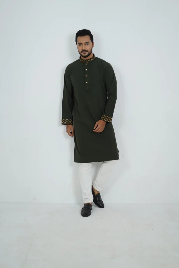 Classic Cotton  Panjabi – Biscuit(IP04)